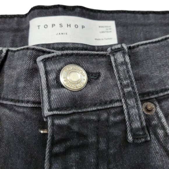 Topshop Jamie Jeans Size 26 W24"xL26" Skinny Jeans Stretch Ankle Jeans Mid Rise - Picture 6 of 6